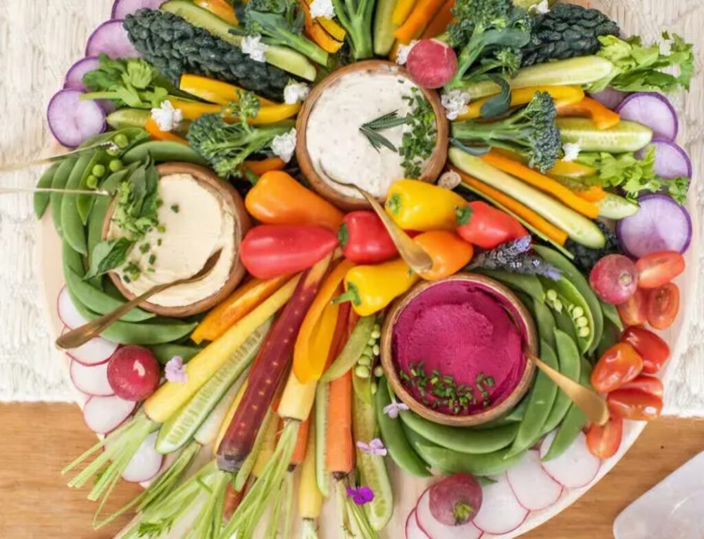 Organic Crudite Grazing Board