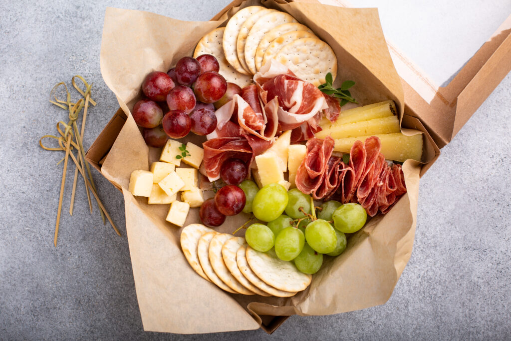 Cheese and Charcuterie Grazing Box